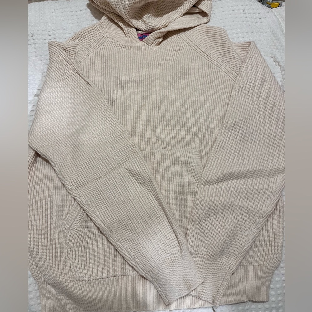 Edikted Cream Ribbed Sweater - Picture 3 of 4